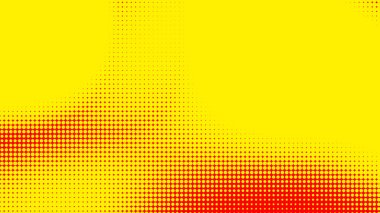 Noktalar yarım ton turuncu sarı renk desenli, teknolojik dijital arkaplanlı. Noktalar, yaz arkaplanlı sanat çizgi romanları..