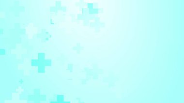 Soyut tıbbi sağlık, mavi çapraz geçmiş. Grafik çizimler sağlık teknolojisi ve bilim konsepti.