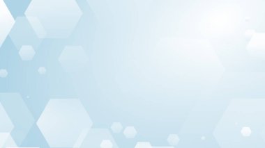 Altıgen geometrik beyaz desen parlak sağlık ve teknoloji geçmişi. Soyut grafik dijital gelecek bilim konsept tasarımı.