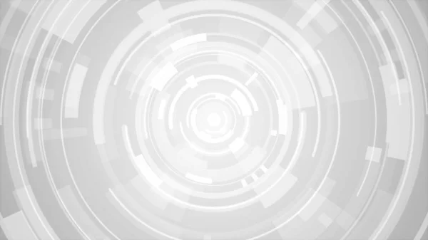 Circle white gray bright technology Hi-tech background. Abstract graphic digital future concept design.