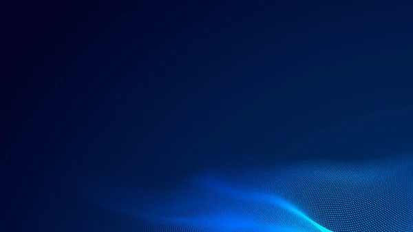 Fondo Textura Degradado Pantalla Luz Onda Azul Punto Tecnología Abstracta — Foto de Stock