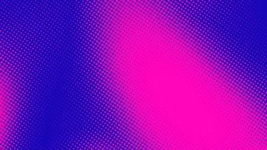 Soyut nokta yarım ton mavi mor renkler desenli doku arkaplanı. Grafikler için kullanılan pop sanat çizgi roman tarzı.