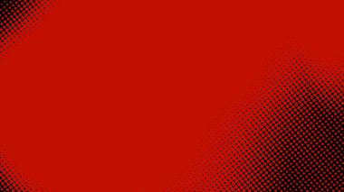 Soyut nokta yarım ton kırmızı siyah renk desenli doku arkaplanı. Grafikler için kullanılan pop sanat çizgi roman tarzı.