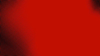 Soyut nokta yarım ton kırmızı siyah renk desenli doku arkaplanı. Grafikler için kullanılan pop sanat çizgi roman tarzı.