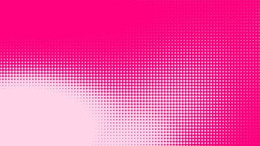 Nokta pembe desenli doku arkaplanı. Soyut illüstrasyon pop sanat yarım ton ve retro tarzı. yaratıcı tasarım sevgililer günü konsepti,