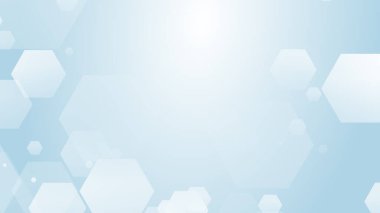 Altıgen geometrik beyaz desen parlak sağlık ve teknoloji geçmişi. Soyut grafik dijital gelecek bilim konsept tasarımı.