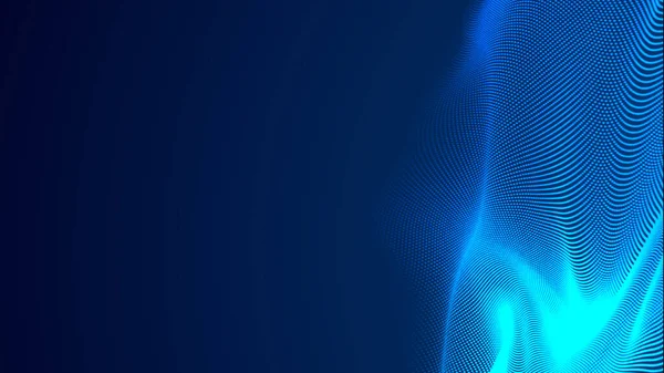 Fondo Textura Degradado Pantalla Luz Onda Azul Punto Tecnología Abstracta —  Fotos de Stock