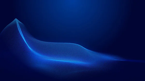 Ponto Azul Onda Luz Tela Gradiente Textura Fundo Tecnologia Abstrata — Fotografia de Stock