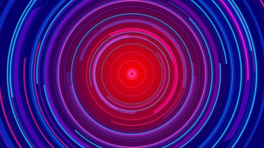 Neon hatları teknolojisi yüksek teknoloji mavi arka plan. Soyut grafik dijital gelecek konsept tasarımı.