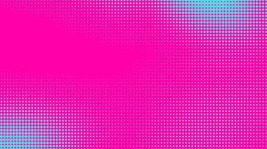 Noktalar yarım ton yeşil pembe renk desenli, teknolojik dijital arka planlı. Noktalar, yaz arkaplanlı sanat çizgi romanları.. 