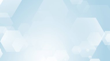 Altıgen geometrik beyaz desen parlak sağlık ve teknoloji geçmişi. Soyut grafik dijital gelecek bilim konsept tasarımı.