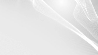 Nokta beyaz dalgalı ışık teknolojisi dokusu arka plan. Soyut büyük veri dijital konsepti. 3d oluşturma.