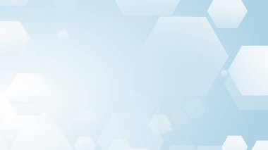 Altıgen geometrik beyaz desen parlak sağlık ve teknoloji geçmişi. Soyut grafik dijital gelecek bilim konsept tasarımı.