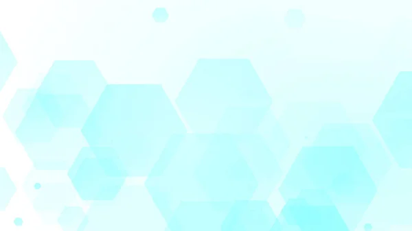 Padrão Azul Branco Geométrico Hexágono Brilhante Saúde Médica Tecnologia Fundo — Fotografia de Stock