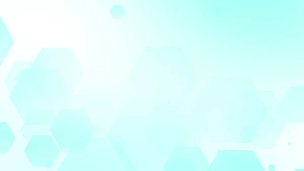 Геометричний Біло Блакитний Візерунок Шестикутника Яскравий Медичний Технологічний Фон Абстрактний — стокове фото