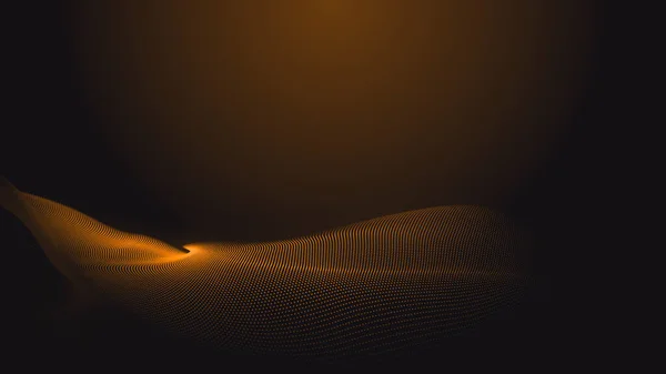 Точка Помаранчевої Хвилі Світлового Екрану Текстури Фону Анотація Технології Цифровий — стокове фото