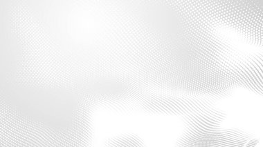 Nokta beyaz dalgalı ışık teknolojisi dokusu arka plan. Soyut büyük veri dijital konsepti. 3d oluşturma.