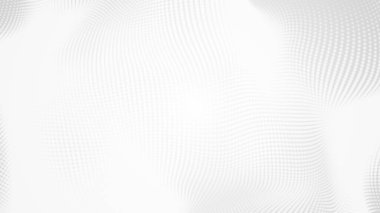 Nokta beyaz dalgalı ışık teknolojisi dokusu arka plan. Soyut büyük veri dijital konsepti. 3d oluşturma.