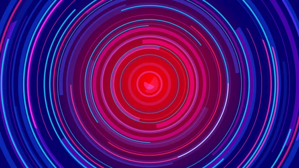 Circle Neon Lines Technology Tech Blue Background Abstrakt Graphic Digital — Stock fotografie