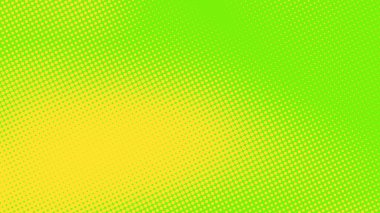 Soyut nokta yarım ton yeşil sarı renk desenli doku arkaplanı. Grafikler için kullanılan pop sanat çizgi roman tarzı.