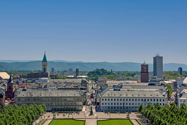 Karlsruhe, Németország városkép — Stock Fotó