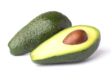 Avokado olgun izole