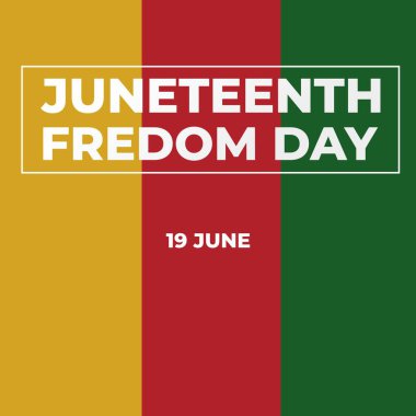Haziran Özgürlük Günü, Afro-Amerikan Özgürlük Günü, Özgürlüğü kutlamak, 19 Haziran.