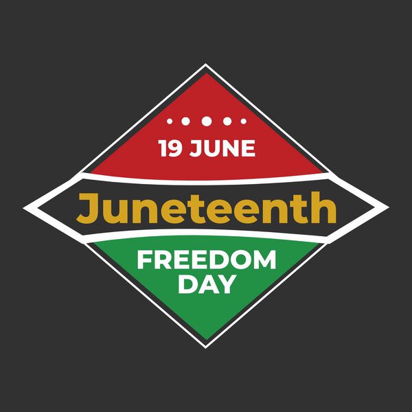 Juneteenth Day, celebration freedom, emancipation day in 19 june, African-American history and heritage.