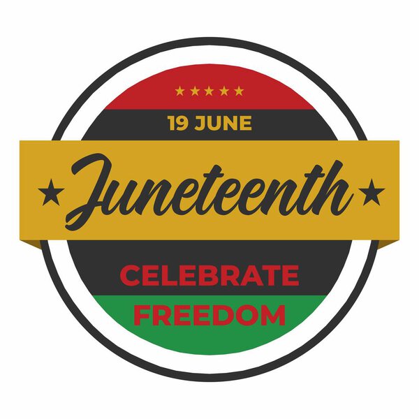 Juneteenth Day, celebration freedom, emancipation day in 19 june, African-American history and heritage.