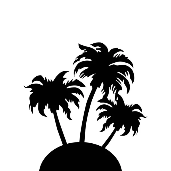 Date Palm Symbol Vector Illustration — Stock Vector