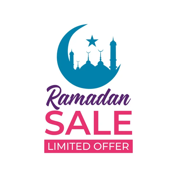 Sosyal medya, Ramazan sonrası indirim şablonu, Düzenlenebilir vektör illüstrasyonu, Ramazan ayı satışı sosyal medya afiş ilanı. Web tanıtımı için uygun 