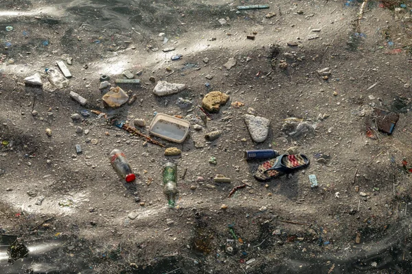 Litter Sea Environmental Pollution — Stock Photo, Image