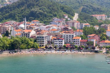 Amasra şehri - Amasra, Bartin - Karadeniz Bölgesi / Türkiye 'de küçük bir deniz tatil beldesi.
