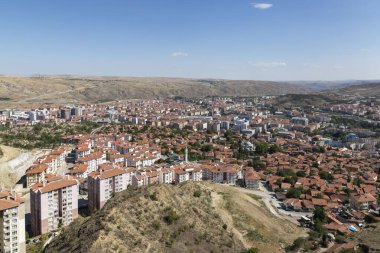 Cankiri Karatekin Kalesi 'nden şehir manzarası