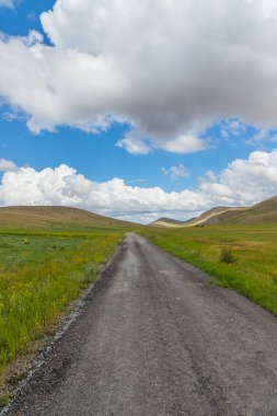 Kelkit, Gumushane sınırları içindeki harika çim dağlarının muhteşem manzarası