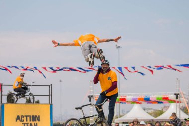 Maltepe 23 Nisan Çocuk Günü Etkinlikleri, Bisiklet Gösterisi 23 Nisan 2017, İstanbul, Türkiye