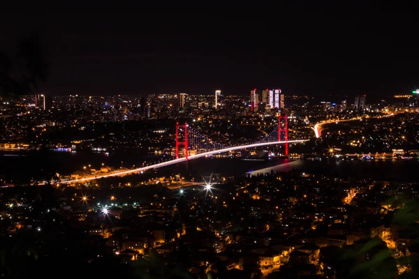 Puente Del Bósforo Con Nuevo Nombre Puente Los Mártires Del — Foto de Stock