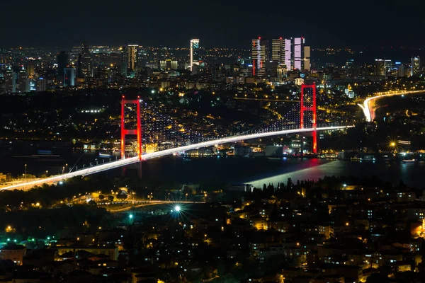 Puente Del Bósforo Con Nuevo Nombre Puente Los Mártires Del — Foto de Stock