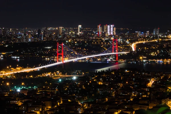 Puente Del Bósforo Con Nuevo Nombre Puente Los Mártires Del — Foto de Stock