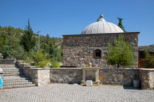 Nallihan Ankara Turkije Juli 2020 Binnenkant Van Taptuk Emre Tomb — Stockfoto