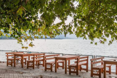 Türkiye 'nin Efes kentindeki Celsius Kütüphanesi harabeleri güzel bir yaz gününde