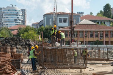 Türkiye 'nin Efes kentindeki Celsius Kütüphanesi harabeleri güzel bir yaz gününde