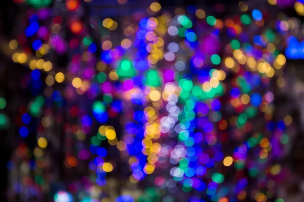 Bokeh Effect Colored Lights Background — Stock Photo, Image