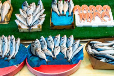 İstanbul 'da balık pazarı, hindi