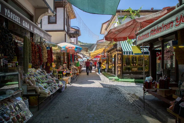 Beypazari Ankara Turecko Července 2020 Okresní Centrum Beypazari Tradiční Domy — Stock fotografie