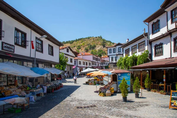 Beypazari Ankara Turecko Července 2020 Okresní Centrum Beypazari Tradiční Domy — Stock fotografie