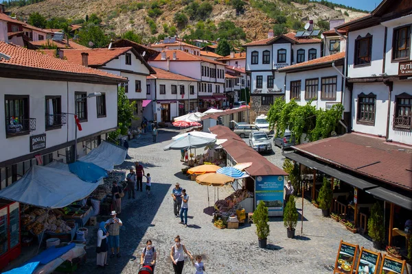 Beypazari Ankara Turkiet Juli 2020 Beypazari Centrum Och Traditionella Hus — Stockfoto