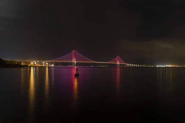 Most Osmangazi Most Izmit Bay Izmit Kocaeli Turkey Nejdelší Most — Stock fotografie