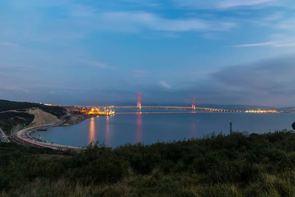 Most Osmangazi Most Izmit Bay Izmit Kocaeli Turkey Nejdelší Most — Stock fotografie