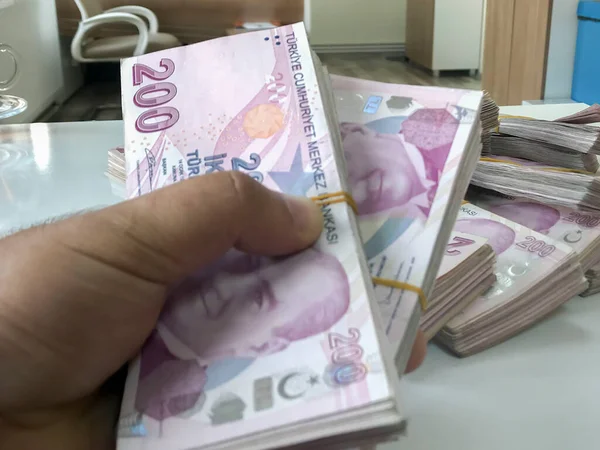 Турецька Ліра Турецькі Гроші Турецький Турк Парая Ліра — стокове фото